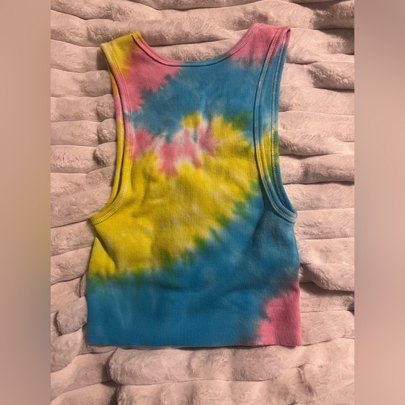 Call Her Daddy x Barstool Sports tie-dye crop tank purple logo OG DADDY GANG - Picture 7 of 15